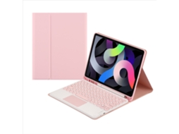 Lurelia Capa Com Teclado Bluetooth Para Ipad Pro 11 2022, Rosa