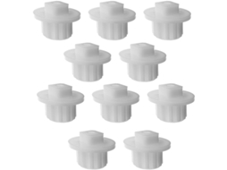 Conjunto De 10 Peças De Engrenagens Plásticas Para Moedor Carne, Compatíveis Com Os Modelos A861203, 86.1203, 9999990040, 420306564070 E 996500043314