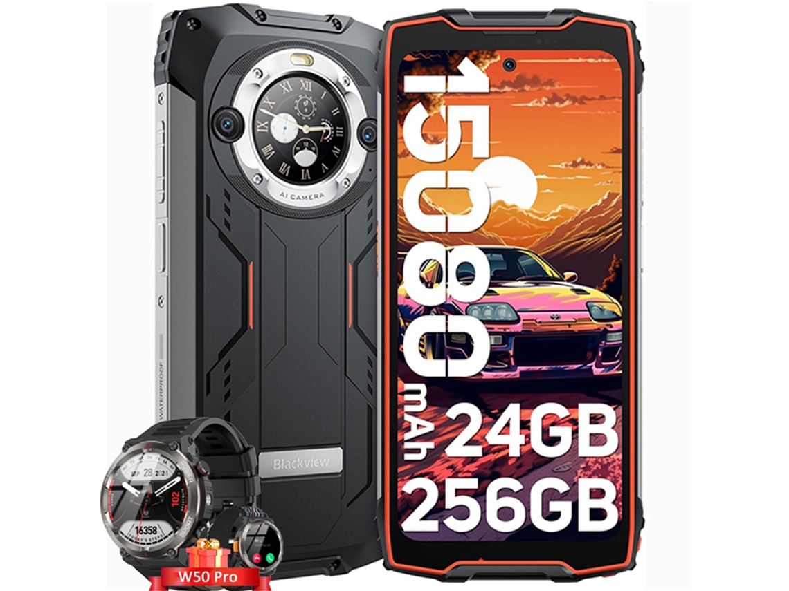 Smartphone BLACKVIEW Bv9300 Pro 6.7'' 24 Gb 256 Gb Nfc Laranja