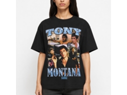 Rockinstone Scarface Movie Collage Black Adult T-shirt Size:xxl