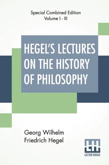 Livro Hegels Lectures On The History Of Philosophy de Georg Wilhelm Friedrich Hegel (Inglês)