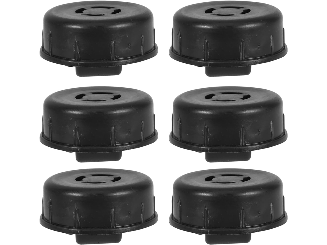 Rodízios De Plástico Preto Para Móveis, Conjunto De 6 Peças