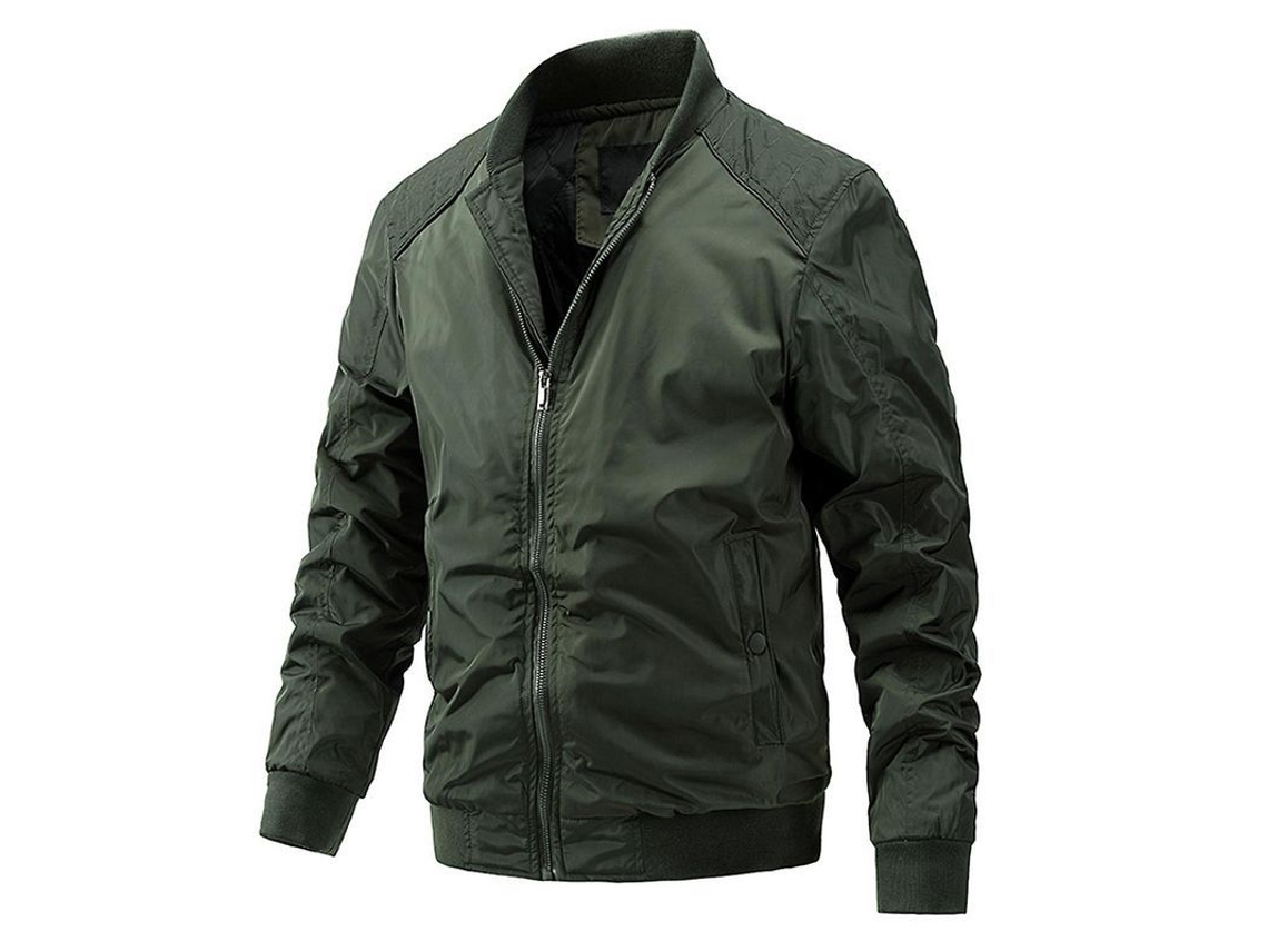 Fasst jaqueta com Fecho para Homem Mystdiy Tamanho S 3xl Poliéster Gola Alta Design Clássico Primavera Outono