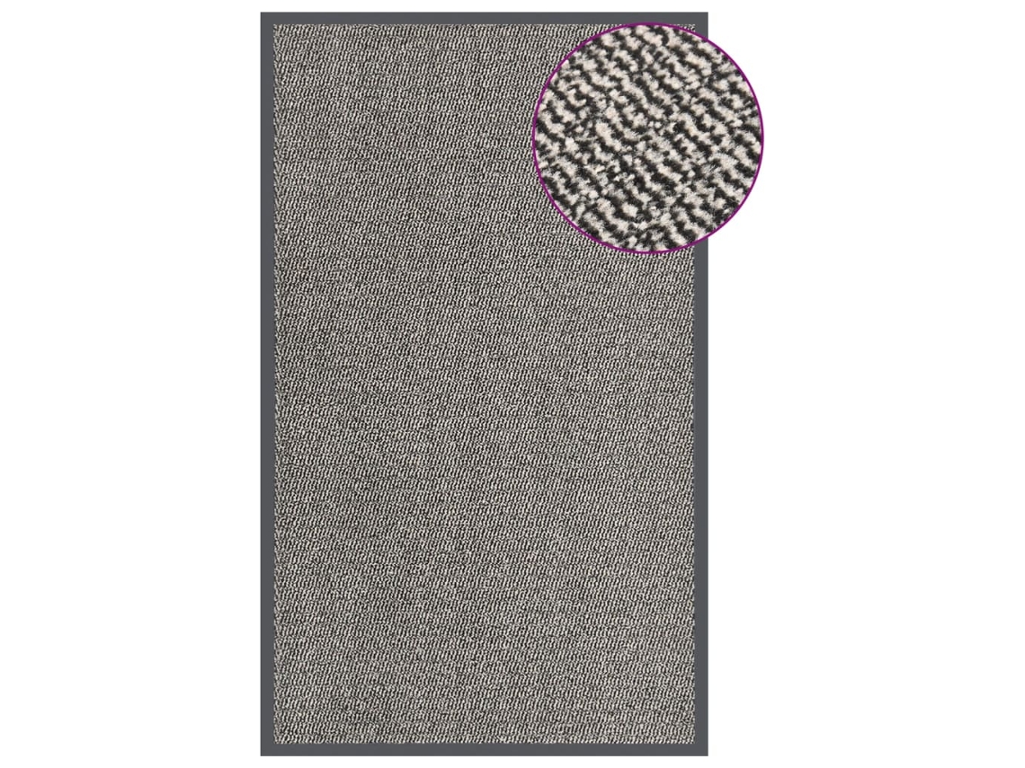 Tapete de entrada VIDAXL Marrom Polipropileno (90x150 cm)