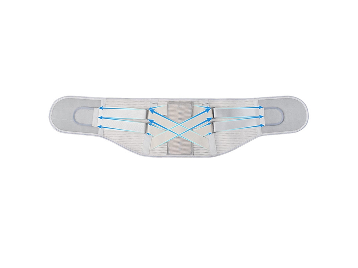 Cinto Elástico Com Placa De Suporte, Leve E Confortável Para A Pele, Ideal Para Atividades Físicas, Cor Cinza. Aquaforge