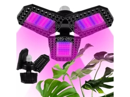 Luminária Para Plantas Iluminação Para Plantas Com 3 Painéis De Led Aquaforge