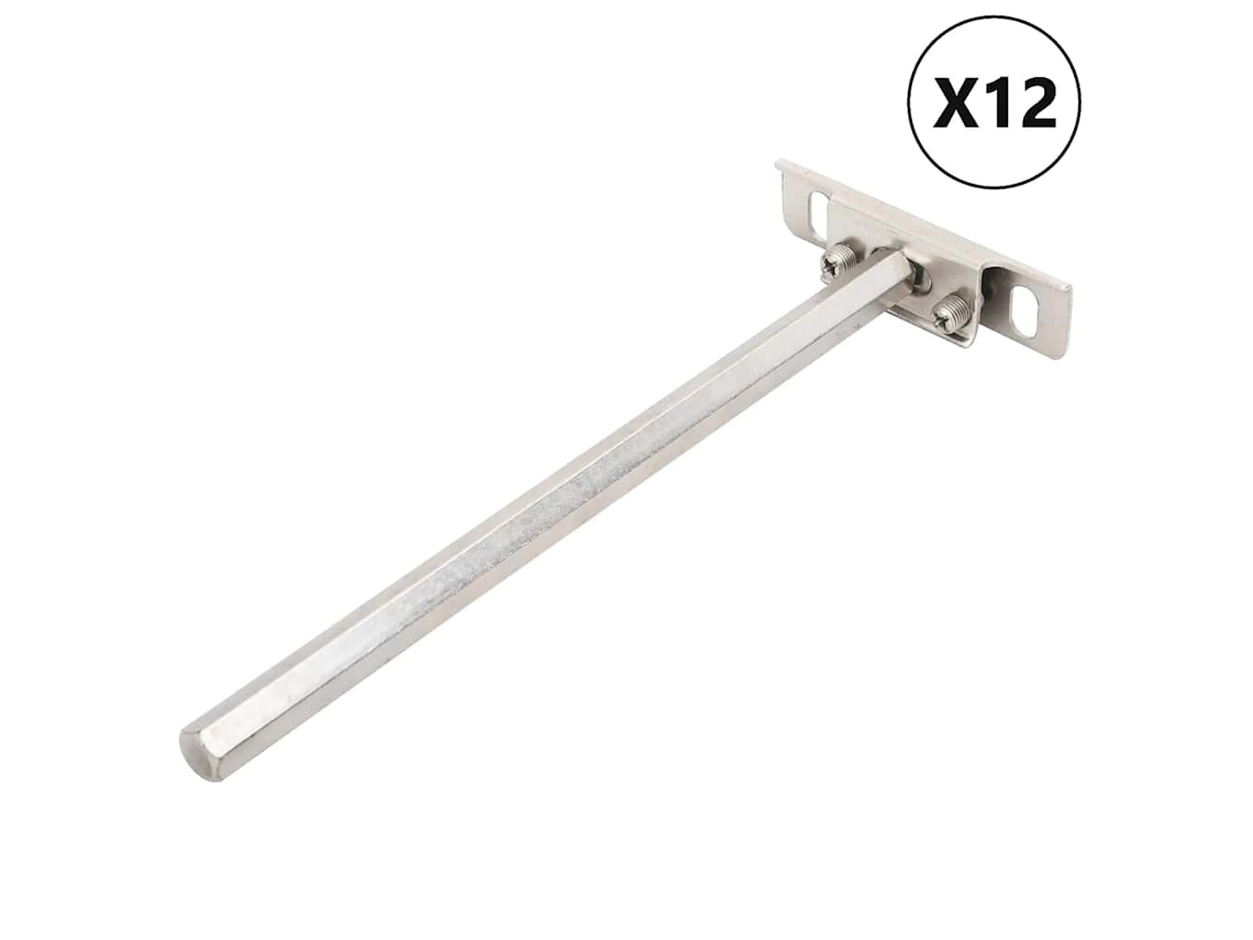 Floating Shelf Bracket, Floating Shelf Brackets Vidaxl (12 X 200 Mm)
