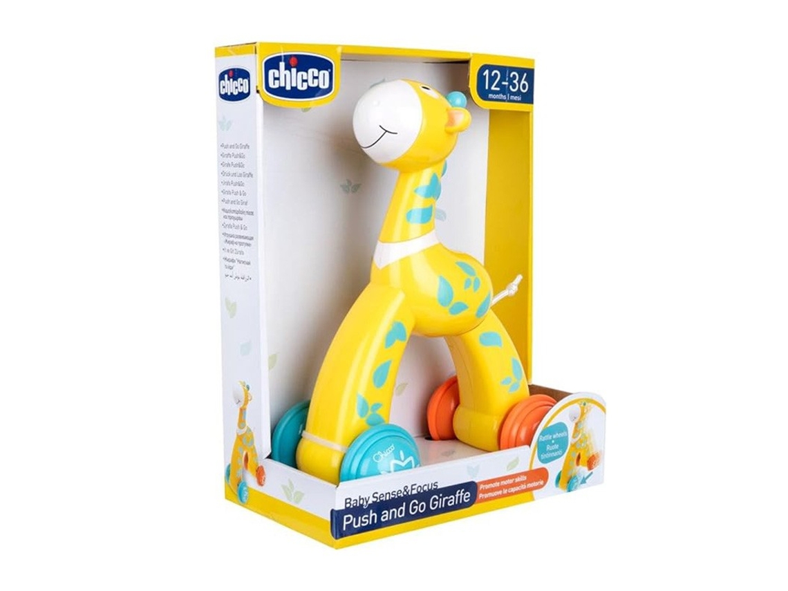 Girafa Push & Go CHICCO (Idade Mínima Recomendada: 1 Anos)