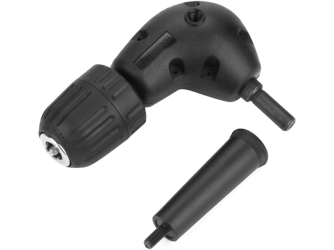 Adaptador De Ângulo Reto Para Furadeira, Mandril Sem Chave 90 Graus,