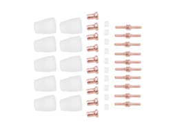 Kit de 40 peças consumíveis para tocha de corte plasma PT31/LG40/CUT40