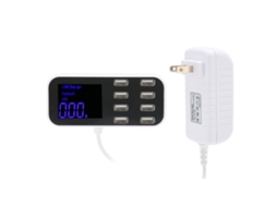 Carregador Usb LAXISCREED 8 Portas Qc3.0 com Display