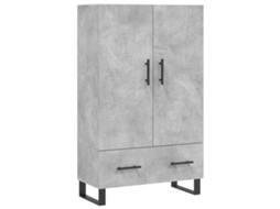 Aparador Alto MAISON EXCLUSIVE Derivados de Madeira Cinza Cimento (69,5x31x115 cm)