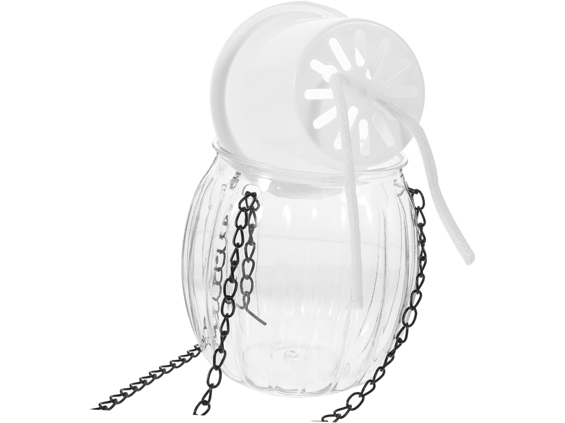 Vaso Suspenso com Sistema de Autoirrigação, Plástico Transparente GOKOCO