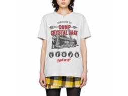 Rockinstone Friday The 13th Camp Crystal Lake Activities White T-shirt Size:l