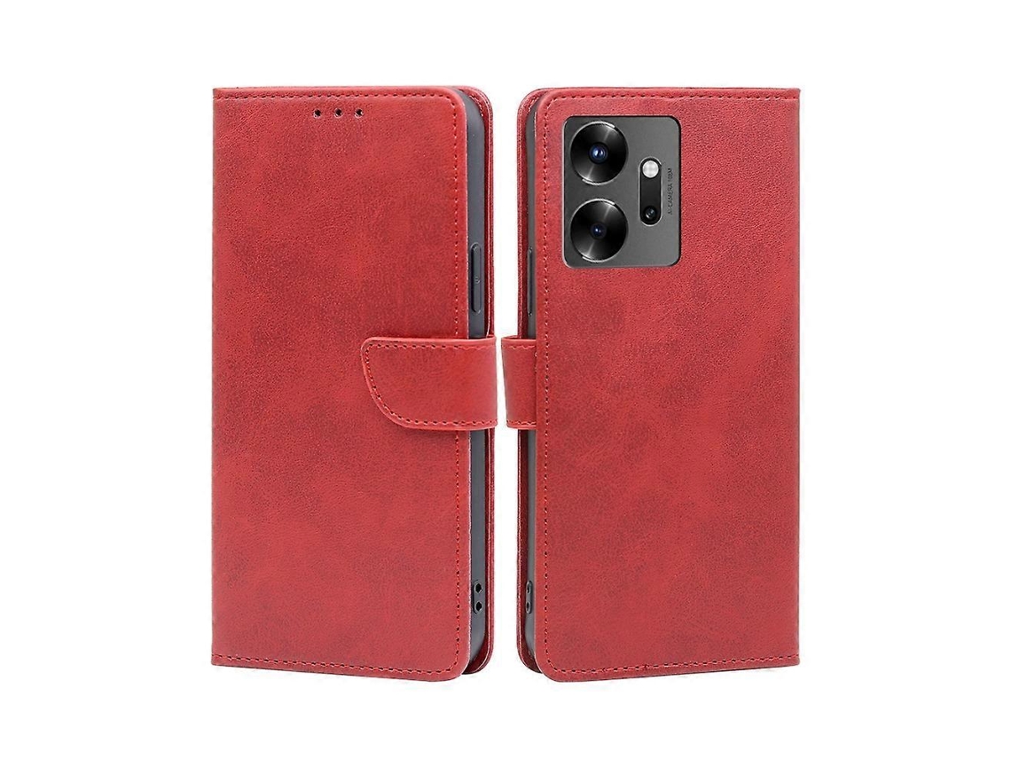 Capa De Celular Flip Com Fivela E Textura De Bezerro Para Infinix Zero 20