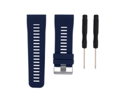 Pulseira de gel de silicone para relógio Garmin Vivoactive HR (azul)