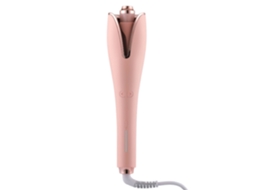 Rizador automático para cabello seco o mojado, no daña el cabello, con iones negativos (rosa) - Aquaforge