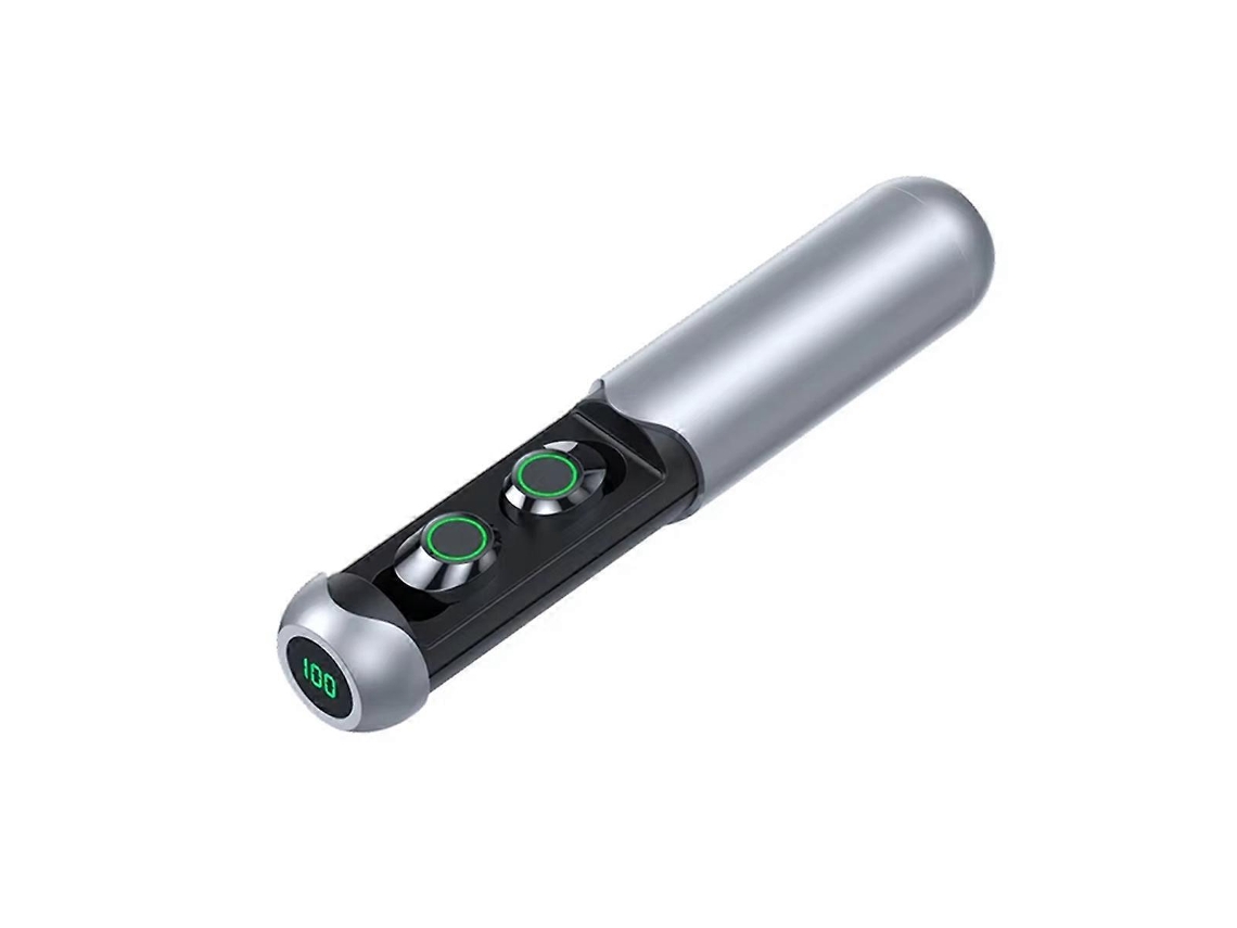 Fone De Ouvido Sem Fio Com Microfone E Chamadas, Cor Prata Ly Ebike