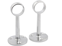 Par de Suportes Parede para Alavanca Roupas com Tubo 22 Mm Diâmetro CHABERLU