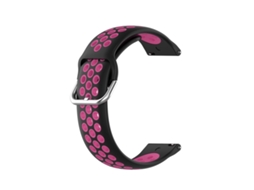 Bracelete para Samsung Galaxy Watch 4 Classic Silicone Duas Cores Black Rose Red XIAOMOYU (46mm)