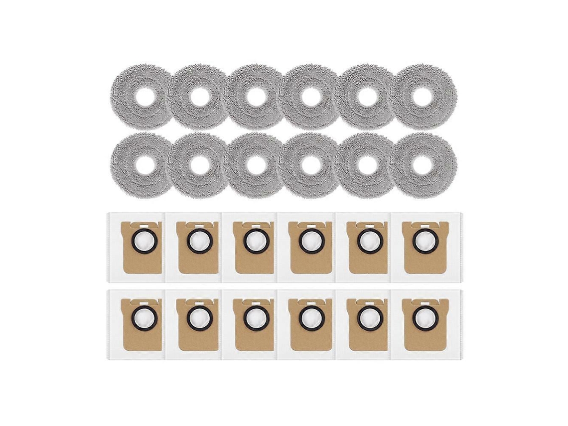 Peças De Reposição Para Aspirador Robô Xiaomi 5 Pro Ov21cn X10 Plus X20 Plus M30 Pro M30s, Incluindo Saco De Pó E Esfregão.