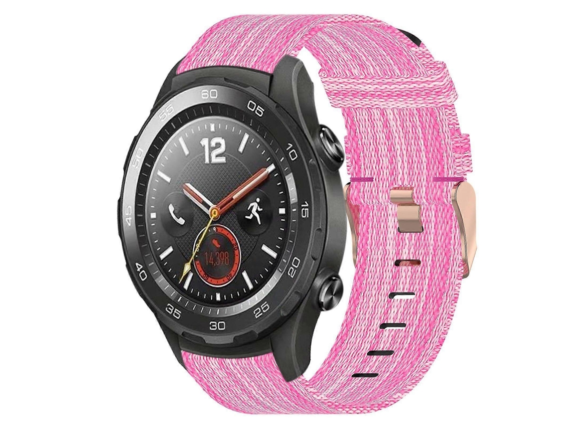 Pulseira De Nylon Trançado De 20 Mm Para Huawei Watch 2