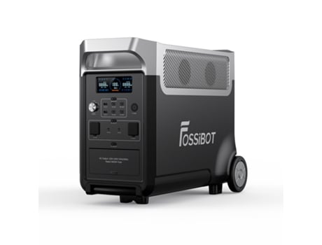 Estação de energia portátil Fossibot F3600 Pro, bateria Lifepo4 de 3840 Wh, capacidade expansível máxima de 11520 Wh, carregamento solar máximo de 2000 W, 13 portas de saída, controle por aplicativo.