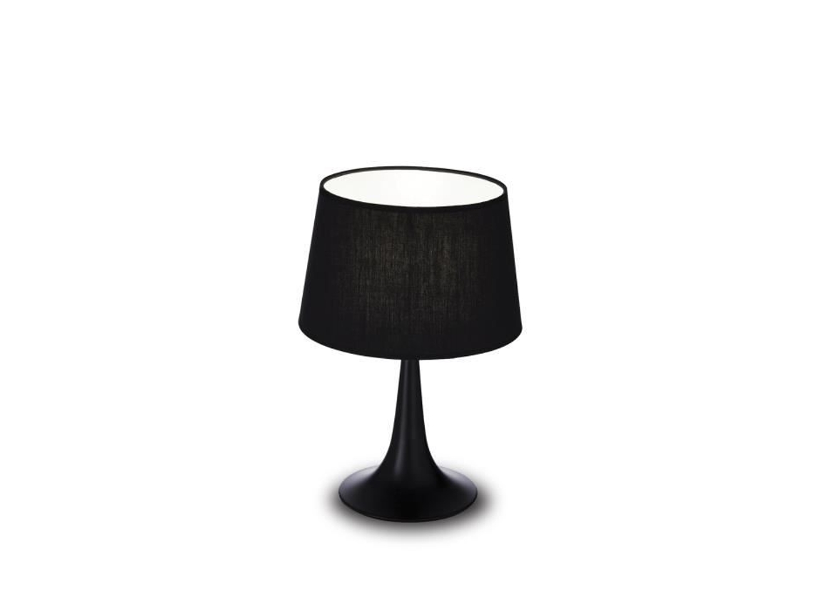 London Tl1 Pequeno Preto 110554, Abajur, Ideal Lux