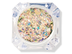 Pó De Efeito De Espelho Com Glitter Para Manicure E Arte De Unhas - Cor Polar Magic 06