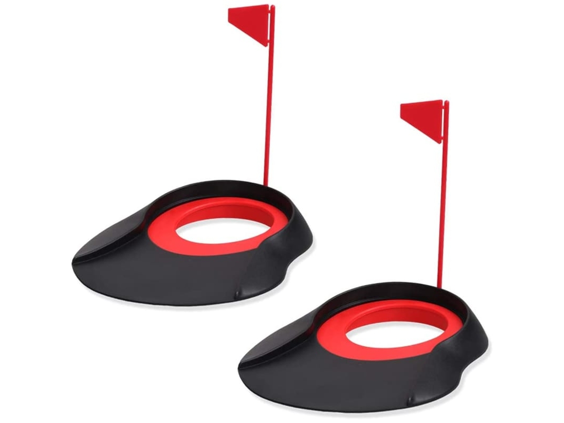 Copo De Putt Para Golfe Ajustável Bandera Buraco Prática Treinamento Ferramenta Verde De Putt