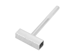 Ferramenta De Afinamento De Roda De Esmeril Tipo T Com Diamante Para Afinar Roda De Esmeril De Pedra Prateada