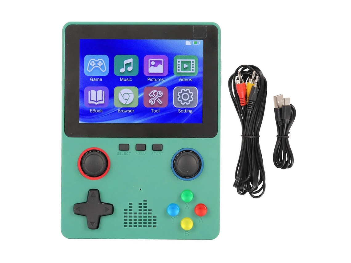 Console R36xx GOKOCO com Tela 3,5'' e Controle Arcade