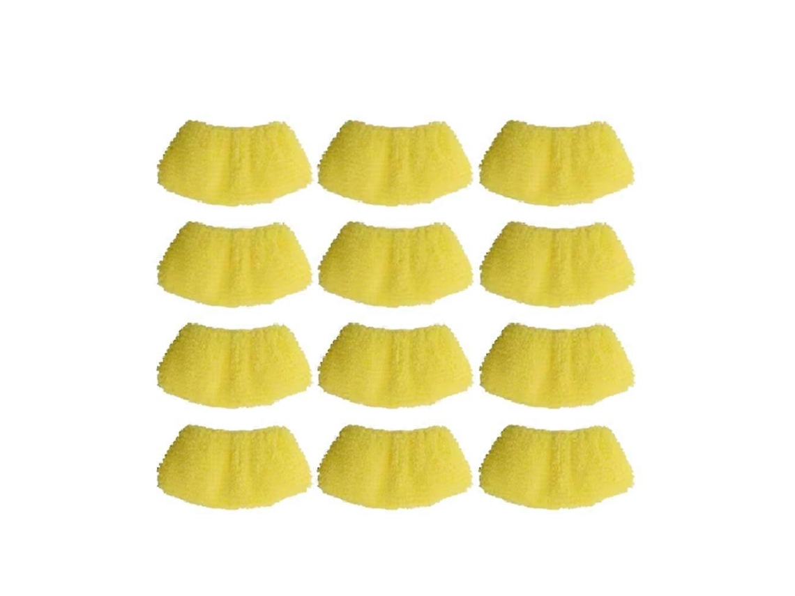 Conjunto De 12 Panos De Limpeza Para Esfregão A Vapor Karcher Sc1 Sc2 Sc3 Sc4 Sc5._glo