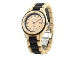 Reloj De Madera Para Parejas Con Correa De Madera Movimiento De Cuarzo Hombre Mujer