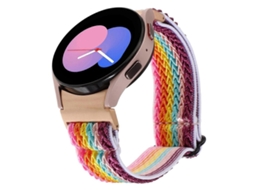 Pulseira De Nylon Trançado Ondulado Para Samsung Galaxy Watch 6/6 Classic/5/5 Pro