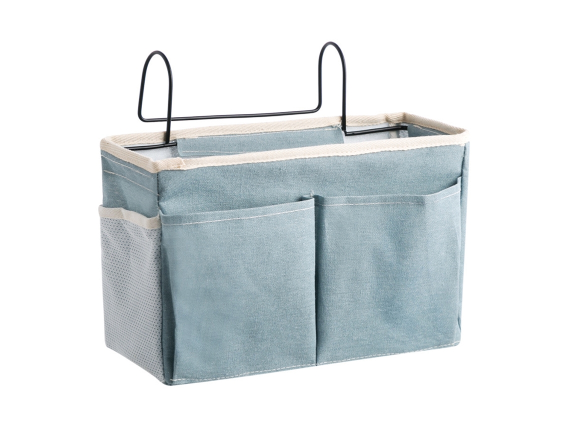 Bolsa de armazenamento de cabeceira, organizador suspenso, caixa de cama para camas de quarto, cama Slowmoose