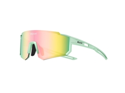 Óculos De Ciclismo Unissex (tamanho Padrão 19) Com Proteção Uv400, Multicoloridos E Antirreflexo.
