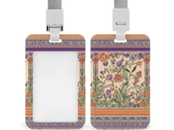 Clipe Crachá, Porta Crachá Charmoso em Estilo Retrô com Cordão, Porta Crach de Identificação, Cordão Crach