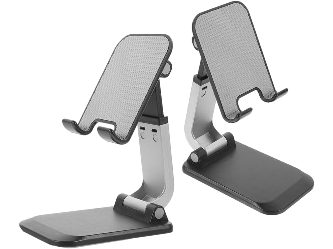 Conjunto de 2 Suportes Dobráveis e Ajustáveis para Celular para Mesa. SFUSHOS