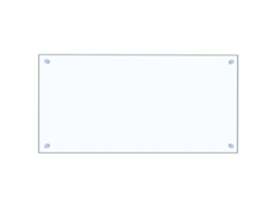 Kitchen Backsplash, Kitchen Backsplashes Vidaxl Transparente Vidro (80 X 40 X 0.6 Cm)