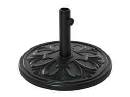 Base Ø48x34 Cm, 13kg, Plastica, Pali Ø35-38/48mm, Nero, ZENCORE SERVICES