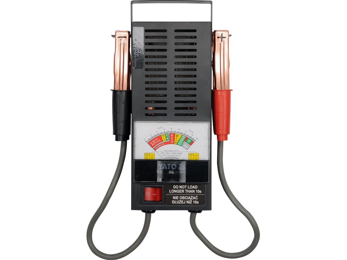 Testador De Bateria Zruxe Yt-8310 Analógico 6/12v (100a, Cca 200-1000a, Ácido-chumbo)