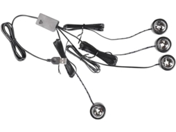 Luz Noturna Led Estrelada Para Carro Com Projeção Usb Multicolorida, Microfone Integrado Com Comando De Voz