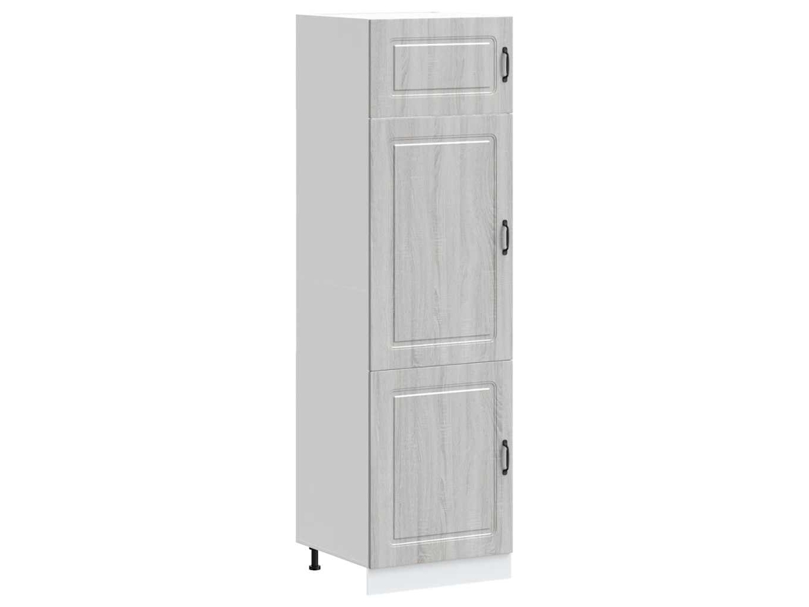 Kitchen Cupboard, Kitchen Cupboards Vidaxl Cinzeto Madeira Processada (n/a)