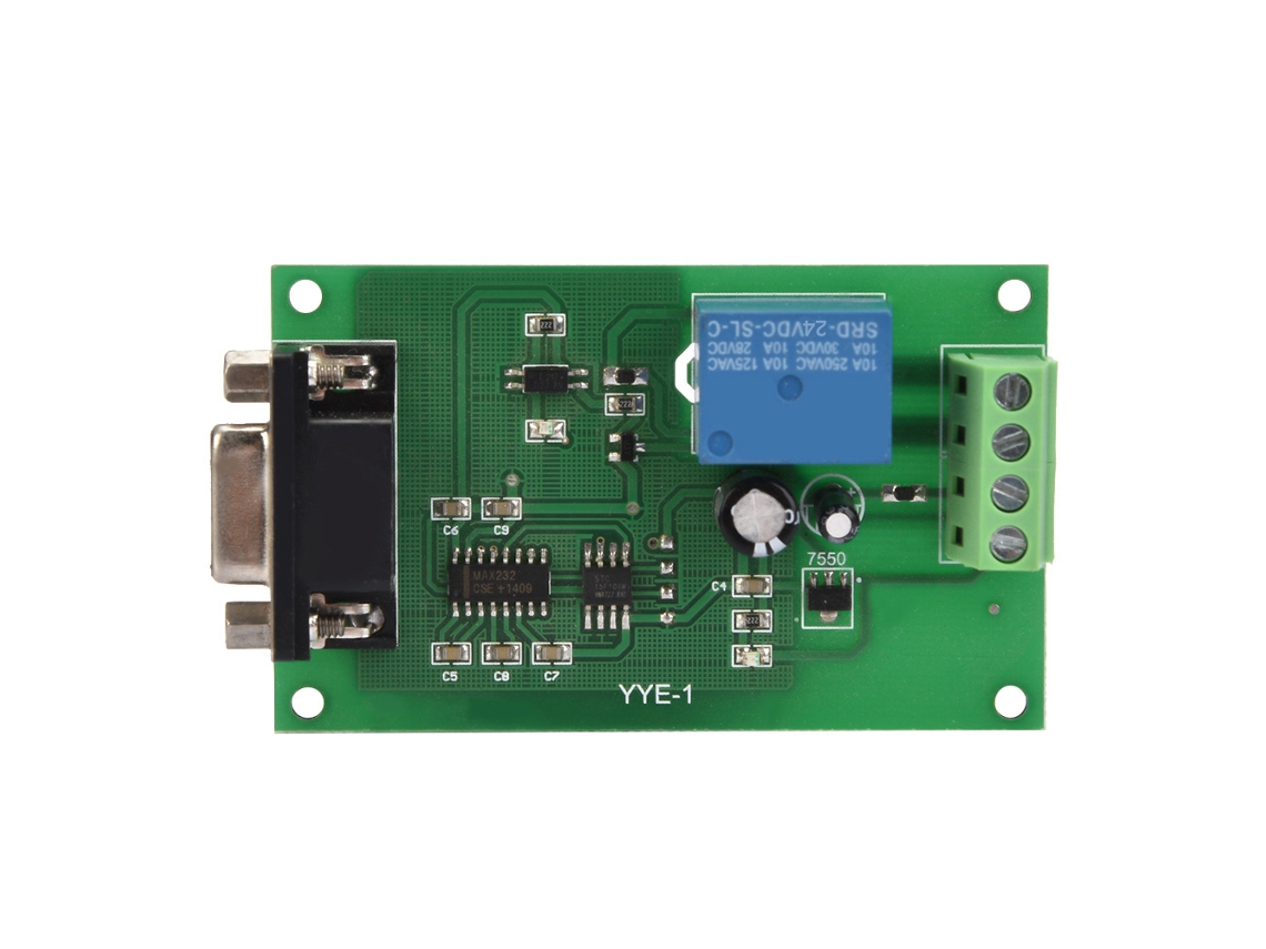 Módulo de Relé RS232 com Interface USB e Controle de Switch 24vdc
