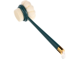 Escova De Banho Dupla Face Com Cabo Longo E Cerdas Macias | Pp Pe Nylon, Espuma De Limpeza Rápida E Durável, Para