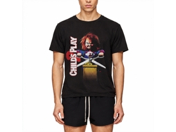 Rockinstone Chucky Child's Play 2 Poster Black Adult T-shirt Size:s