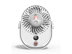 Ventilador RAMPOW de Resfriamento de Ar Umidificador de Mesa Recarregável