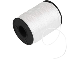 Corda De Sombra Trançada 150 Jardas, 1mm De Diâmetro Polietileno Branco Para Persianas Cortinas Painéis De Alumínio