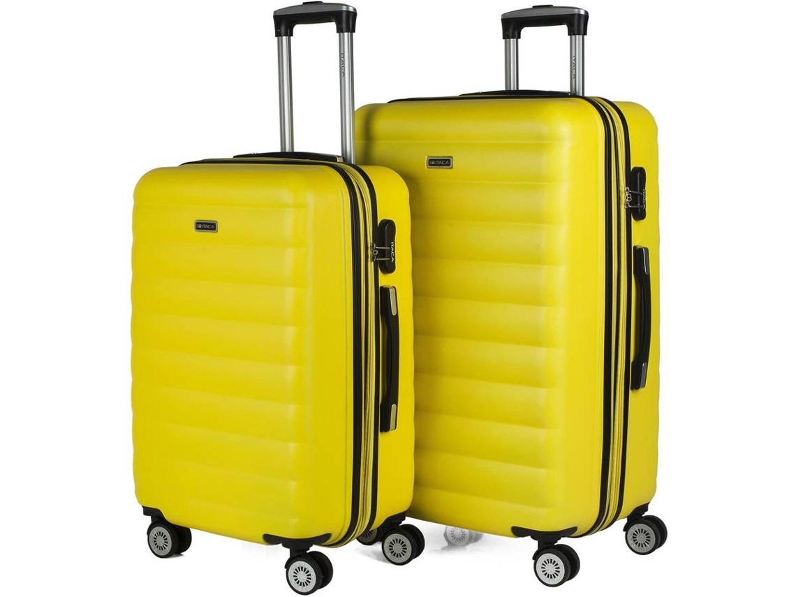 Conjunto de Malas de Viagem ITACA ABS Extensível Amarelo (170 L)